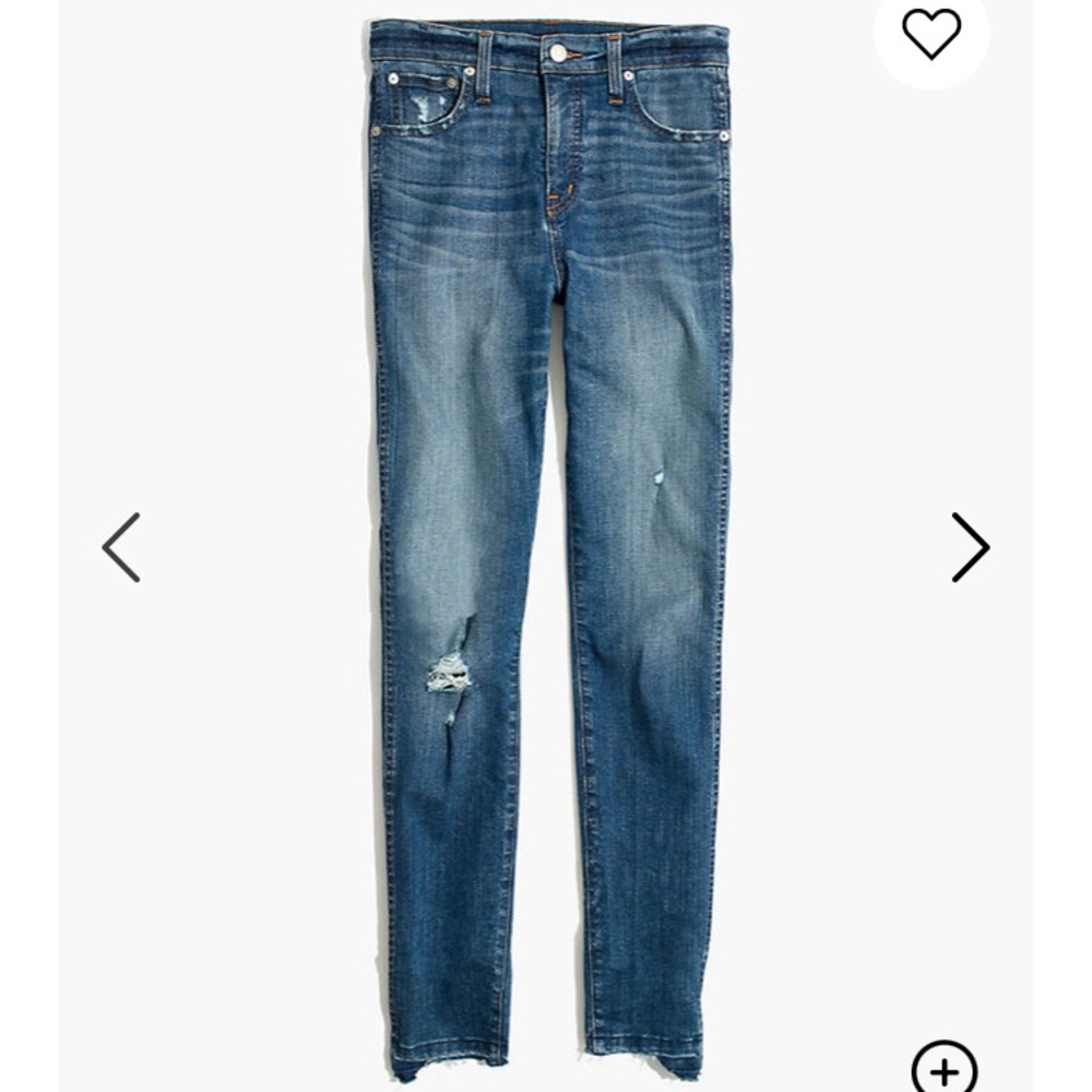 Madewell 10” high-rise skinny